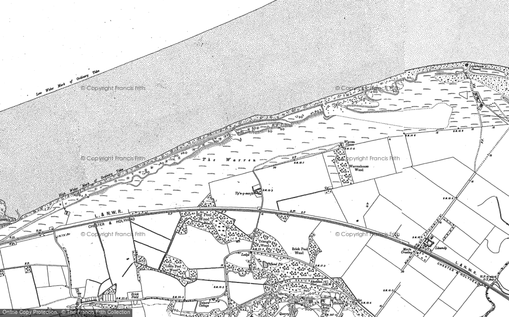 Old Map of Tyn-y-Morfa, 1910 in 1910