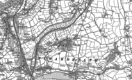 Old Map of Tywardreath, 1881 - 1906