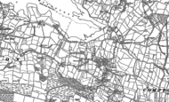Old Map of Ubley, 1884