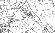 Old Map of Uffcott, 1899