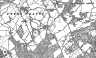 Old Map of Ufton Nervet, 1898 - 1909