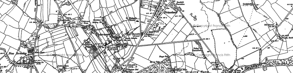 Old map of Underwood in 1879