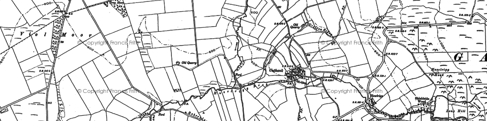 Old map of Selah in 1898