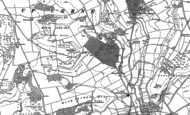 Old Map of Up Cerne, 1887