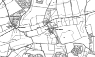 Old Map of Up Somborne, 1894