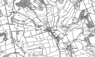 Old Map of Up Sydling, 1887