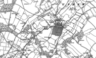Old Map of Upham, 1896