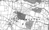 Old Map of Upper Hambleton, 1884
