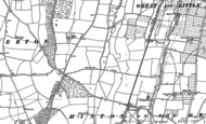 Old Map of Upper Haselor, 1884 - 1900