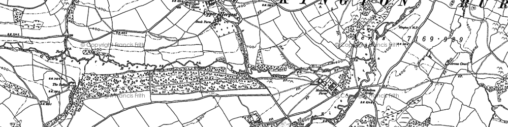 Old map of Lower Rabber in 1902