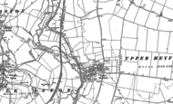 Old Map of Upper Heyford, 1898
