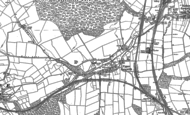 Old Map of Upper Langwith, 1884 - 1897