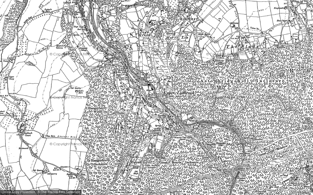 Old Map of Upper Lydbrook, 1901 in 1901