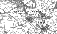 Old Map of Upper Slaughter, 1883 - 1900