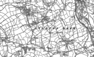 Old Map of Upper Stanton Drew, 1882 - 1883