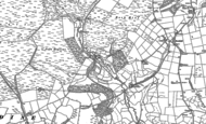 Old Map of Upper Treverward, 1883 - 1901