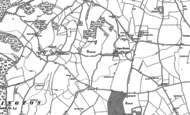 Old Map of Upper Wootton, 1894