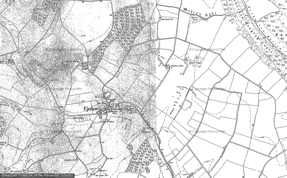 Old Map of Upton, 1894 - 1909 in 1894