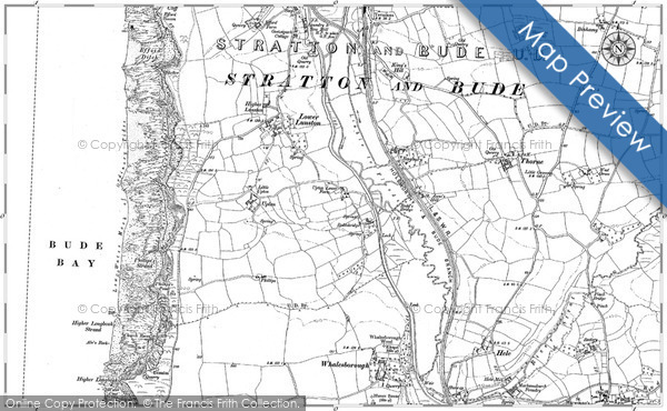 Old Map of Upton, 1905 in 1905