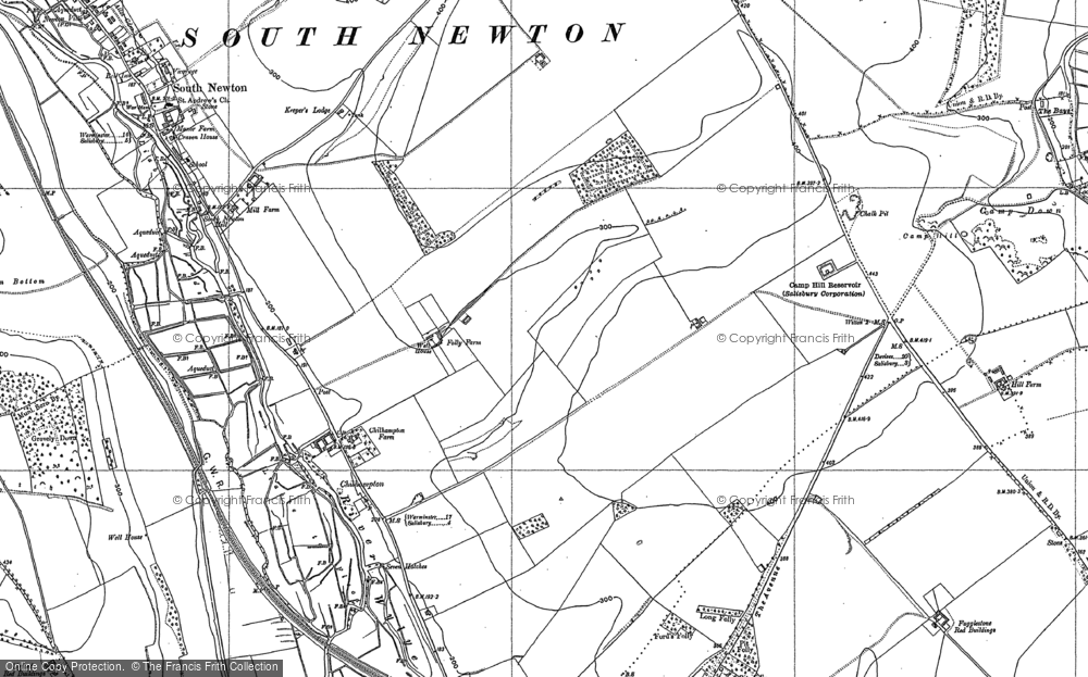 Old Map of Upton Noble, 1884 - 1902 in 1884