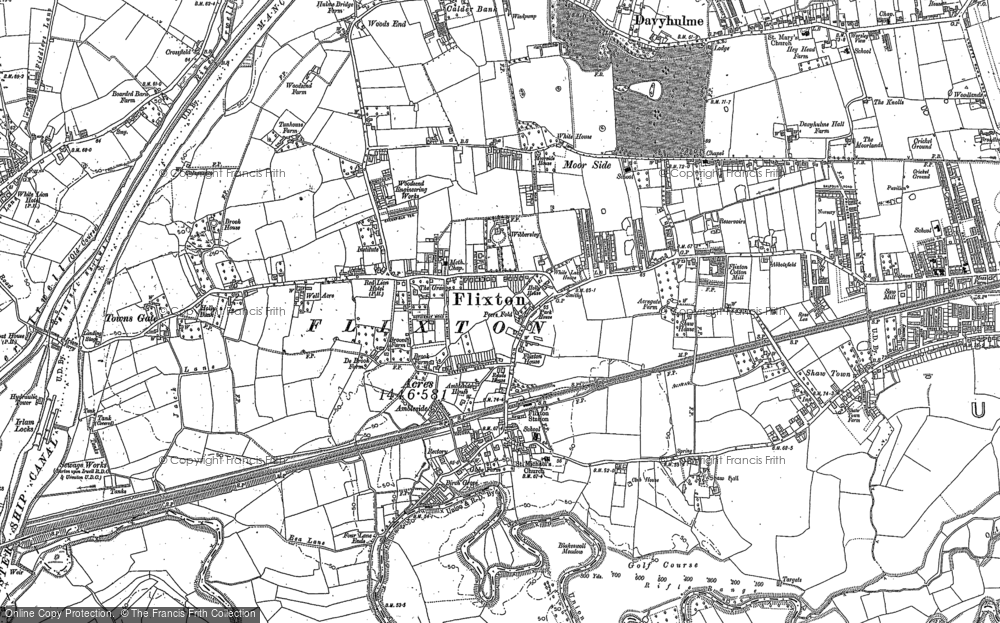 Old Map of Urmston, 1894 - 1904 in 1894