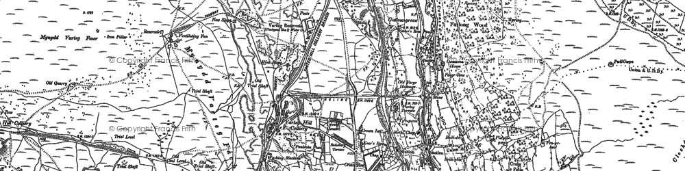 Old map of Blaenmelyn in 1899