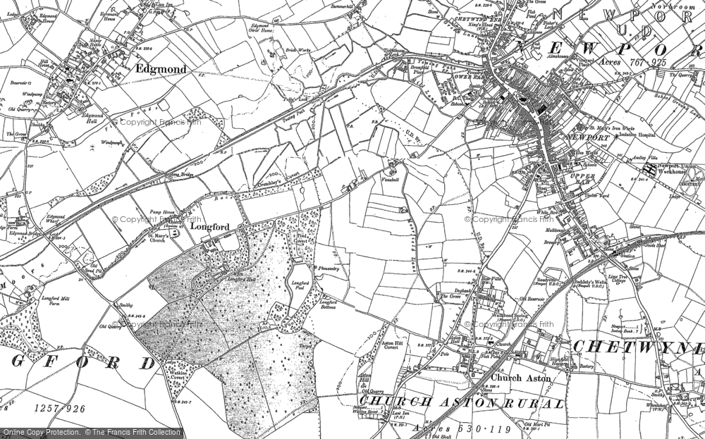 Old Map of Vauxhall, 1880 - 1900 in 1880