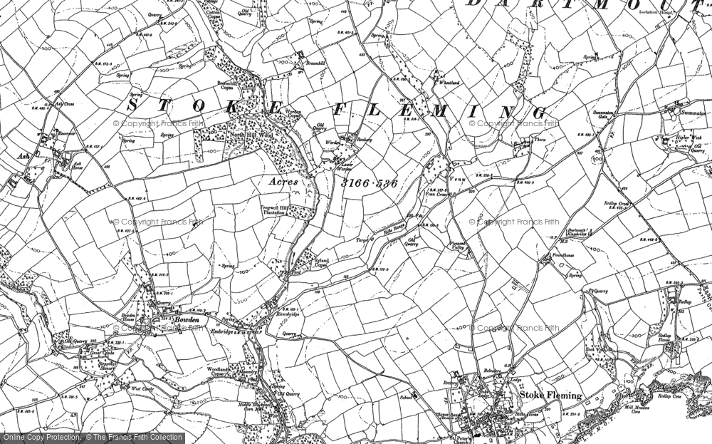 Old Map of Venn, 1885 - 1904 in 1885