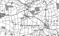 Old Map of Wackerfield, 1896