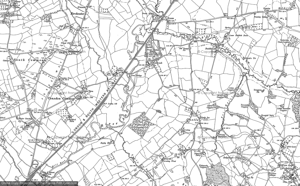 Old Map of Wadbrook, 1903 in 1903
