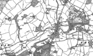 Old Map of Wadesmill, 1895 - 1919