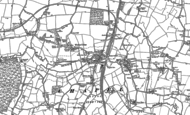 Old Map of Wakes Colne, 1896