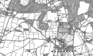 Old Map of Walberton, 1896