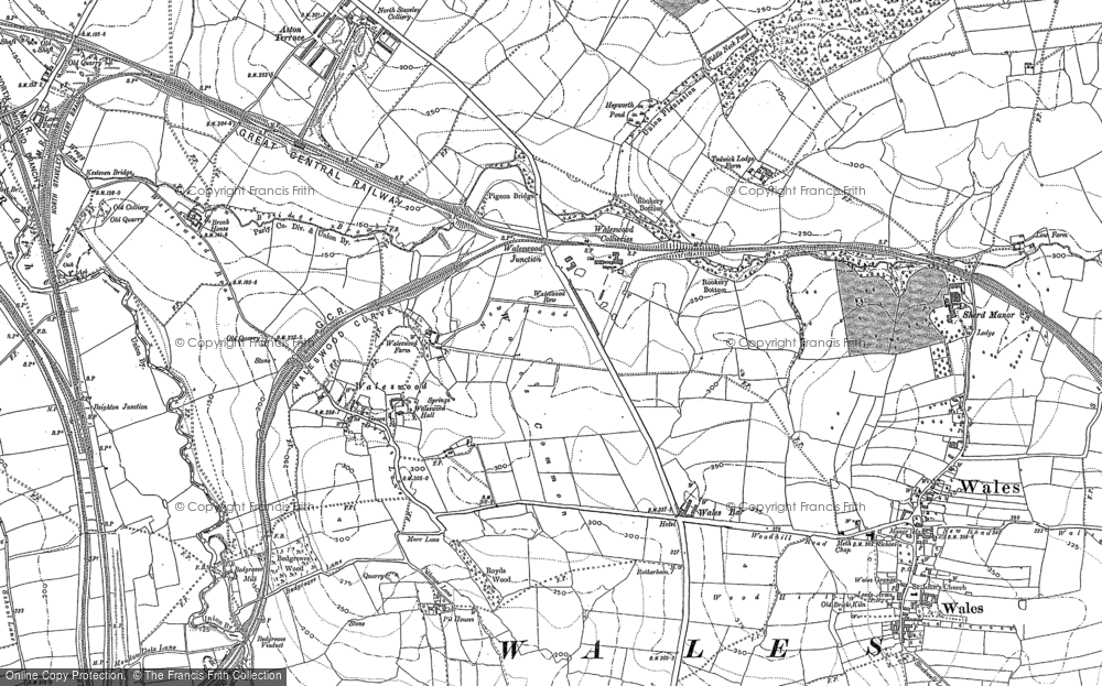Old Map of Wales Bar, 1890 - 1929 in 1890