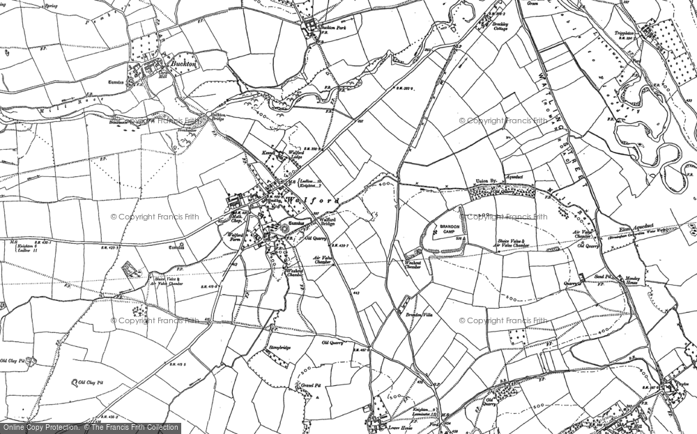 Old Map of Walford, 1902 in 1902