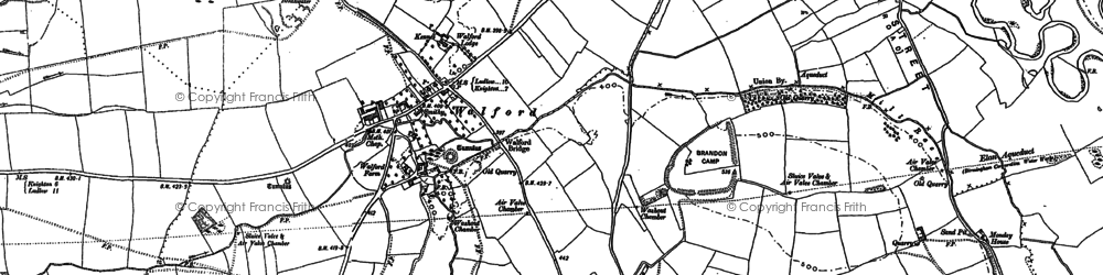 Old map of Brandon Villa in 1902