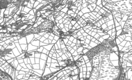 Old Map of Walkhampton, 1883 - 1886