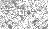 Old Map of Wall under Heywood, 1882