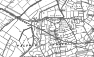 Old Map of Walpole Cross Keys, 1904