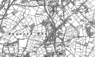 Old Map of Walsall Wood, 1883