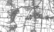Old Map of Waltham Cross, 1912
