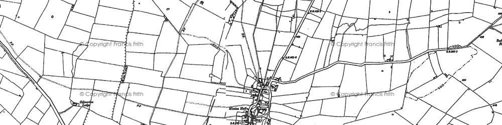 Old map of Walton in 1885