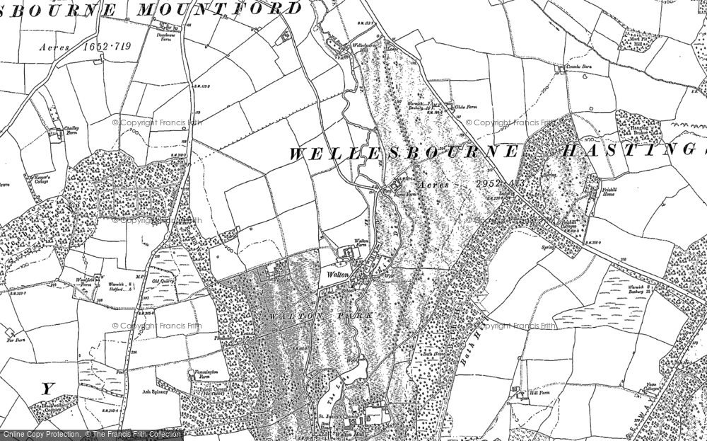 Old Map of Walton, 1885 in 1885