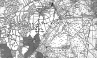 Old Map of Walton on the Hill, 1895