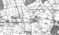 Old Map of Wappenbury, 1886