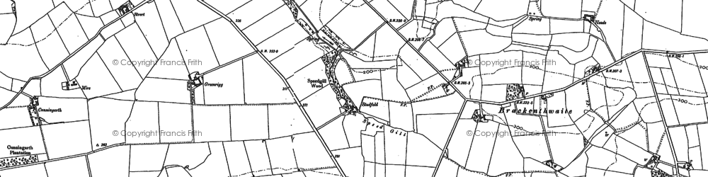 Old map of Westward Park in 1899