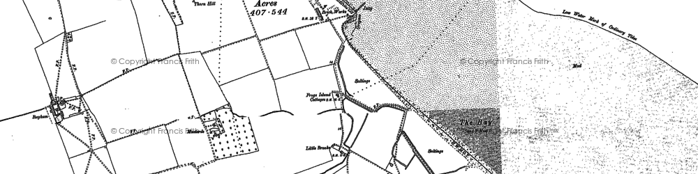 Old map of Bay View in 1906