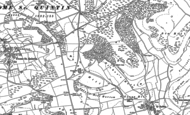 Old Map of Wardon Hill, 1887