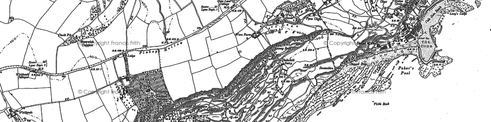 Old map of Ware in 1901