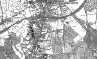 Old Map of Warley, 1895